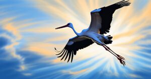 Dwa bociany w locie: znaczenie symboliczne i przesłanie