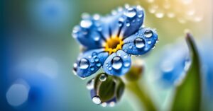 Niezapominajka tatuaż znaczenie: symbol miłości, pamięci i piękna